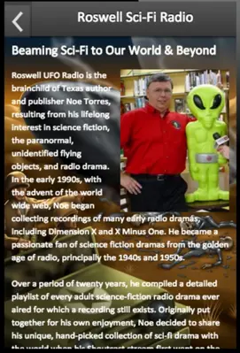 Roswell Sci-Fi Radio android App screenshot 0