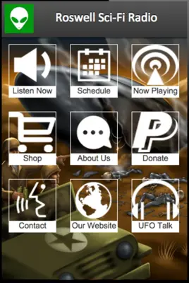 Roswell Sci-Fi Radio android App screenshot 1